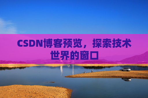 CSDN博客预览,探索技术世界的窗口